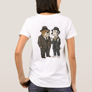 Benjamin button detective duo graphic T-shirt