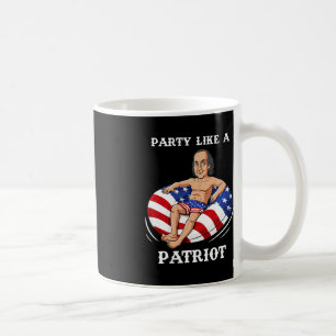 Benjamin Franklin 4th Of July USA Patriot Fun  Coffee Mug