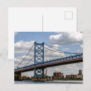 Benjamin Franklin Bridge, Philadelphia, PA Postcard