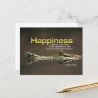 Benjamin Franklin Inspirational Quote "Happiness"