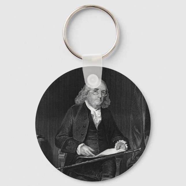 Benjamin Franklin Key Ring (Front)