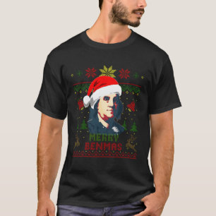 Benjamin Franklin Merry Benmas T-Shirt