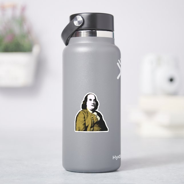 Benjamin Franklin Pop Art Style (HydroFlask)