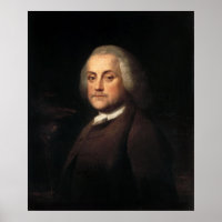 BENJAMIN FRANKLIN Portrait by Benjamin Wilson
