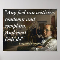 Benjamin Franklin Quote on Fools