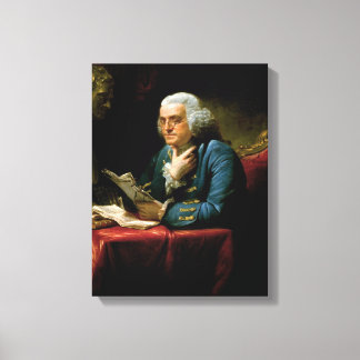 Benjamin-franklin- | Zazzle_Growshop. Canvas Print