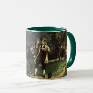Benjamin Franklin's Lightning and Kite Experiment Mug