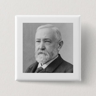 Benjamin Harrison 23 15 Cm Square Badge