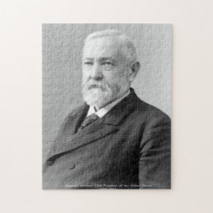 Benjamin Harrison 23rd President of America. Jigsaw Puzzle