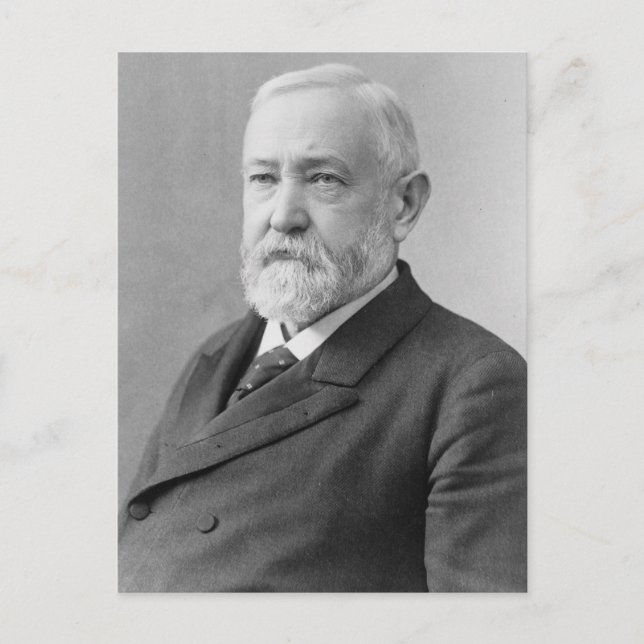 Benjamin Harrison Postcard (Front)