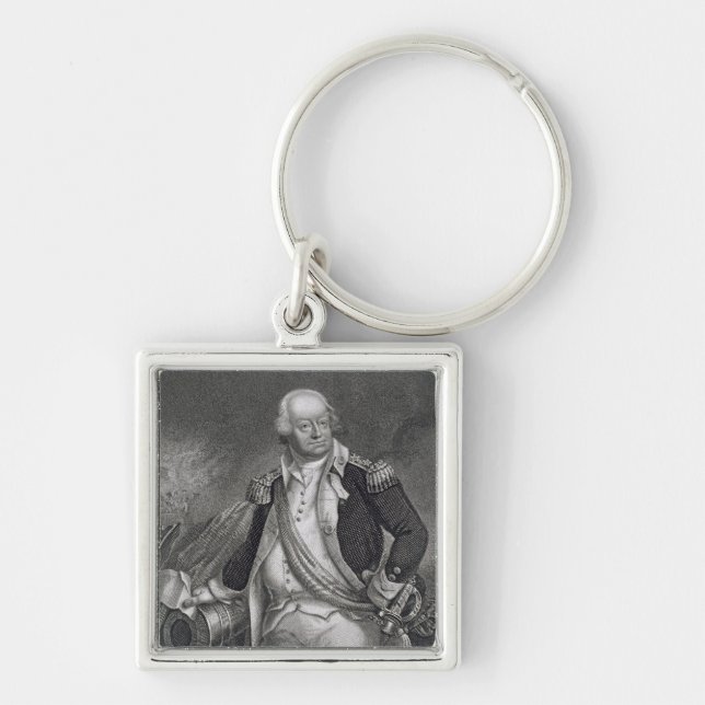 Benjamin Lincoln (1733-1810) (engraving) Key Ring (Front)