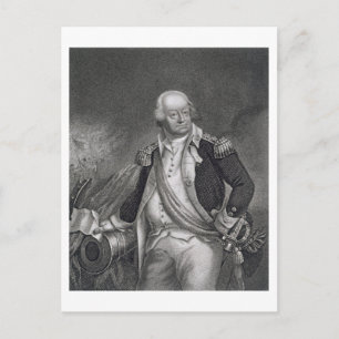 Benjamin Lincoln (1733-1810) (engraving) Postcard
