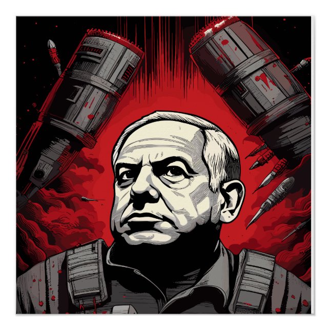 Benjamin Netanyahu Poster (Front)