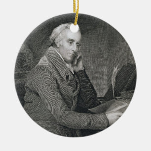 Benjamin Rush, engraved by Richard W. Dodson (1812 Ceramic Tree Decoration
