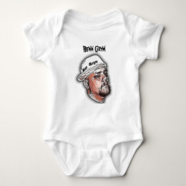 Benn Grym baby onzie Bodysuit (Front)
