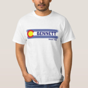 Bennett Colorado local flag value tee
