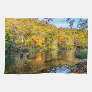 Bennett Spring Autumn Fishing Tea Towel
