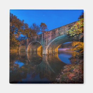 Bennett Spring Bridge Twilight Magnet