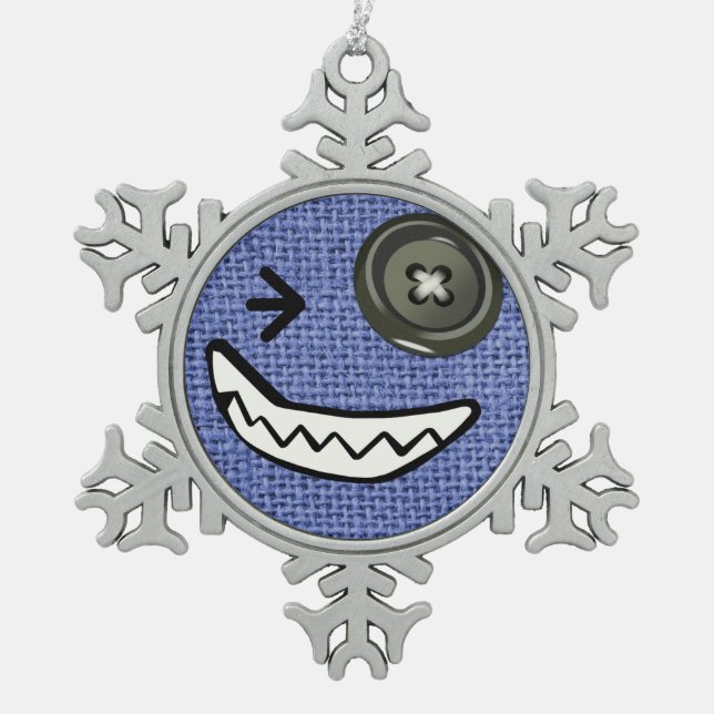 Bennettron Sherk Snowflake Christmas Ornament (Front)