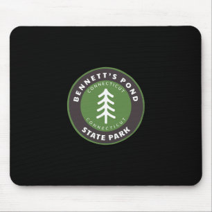Bennett's Pond State Park Connecticut Ct Tree Badg Mouse Pad