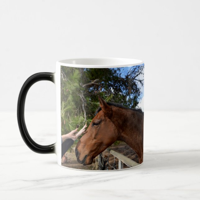 Bennie The Big Brown Horse, Magic Mug (Left)