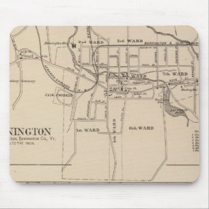 Bennington and Plan of Battleboro Mouse Pad