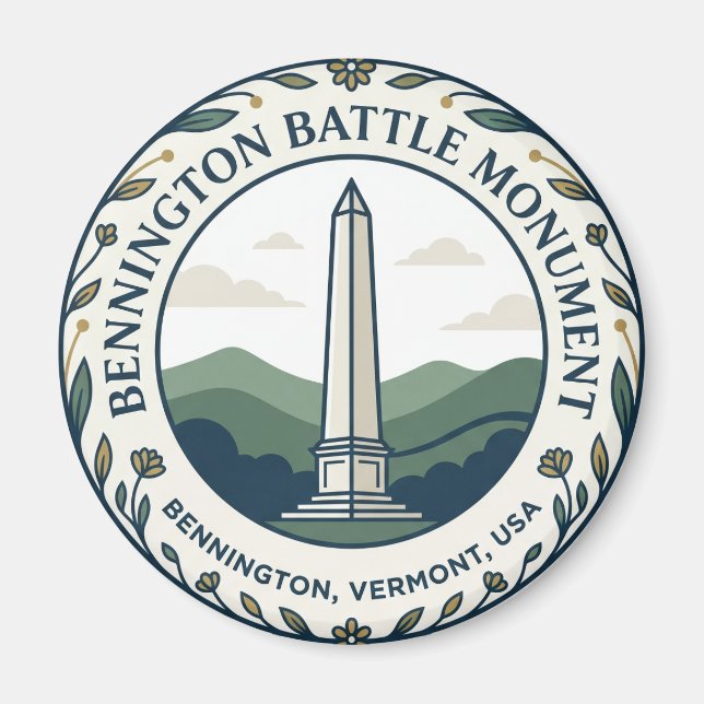 Bennington Battle Monument USA Magnet (Front)