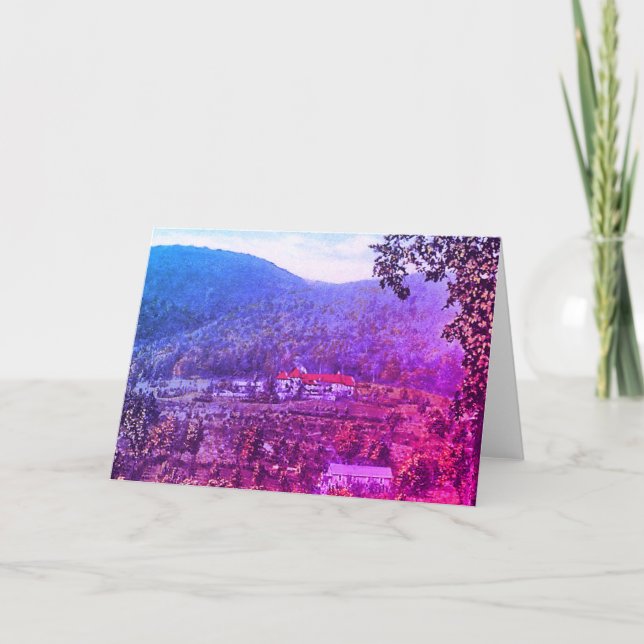 Bennington, Vermont Mansion Card (Front)