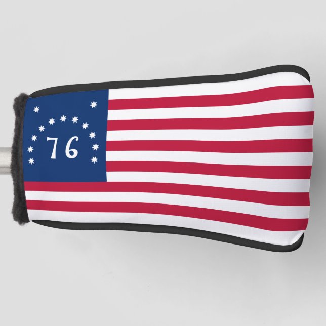 Bennington's Banner: The 76 American Battle Flag Golf Head Cover (Front)