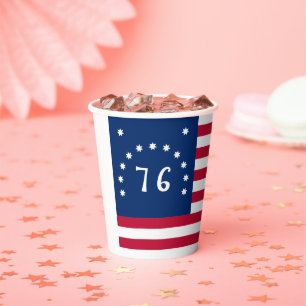 Bennington's Banner: The 76 American Battle Flag Paper Cups
