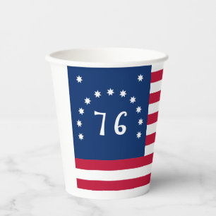 Bennington's Banner: The 76 American Battle Flag Paper Cups