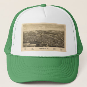 Bennngton, Vermont Historical Map Trucker Hat