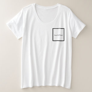 Benny and Smith My Style Women's Designer T-Shirt Plus Size T-Shirt