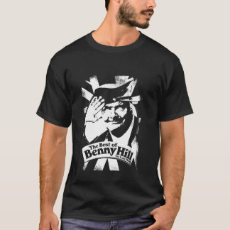 Benny Hill The Best Of The Early Years Union Jack T-Shirt