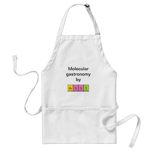 Benny periodic table name apron (Front)