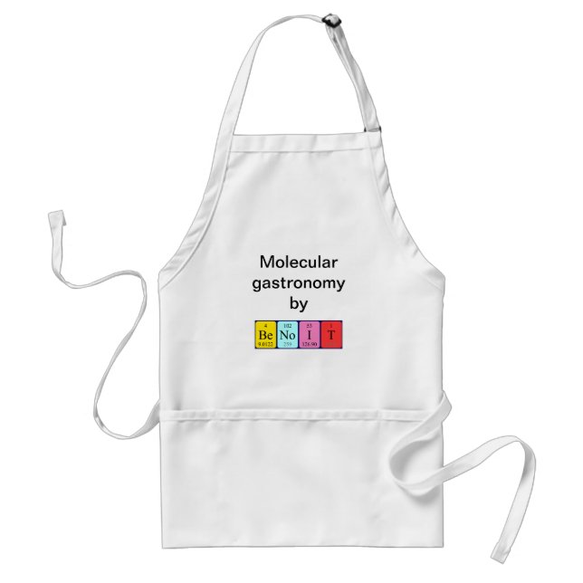 Benoit periodic table name apron (Front)