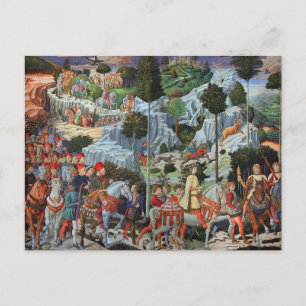 Benozzo Gozzoli - Jouney of the Magi Postcard