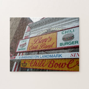 Ben's Chilli Bowl: Iconic DC landmark Jigsaw Puzzle
