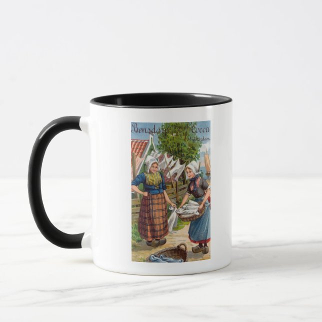 Bensdorp's Royal Dutch Cocoa Mug (Left)