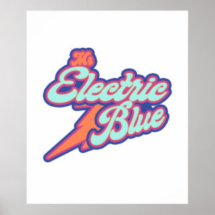 Benson Boone Mr. Electric Blu Poster