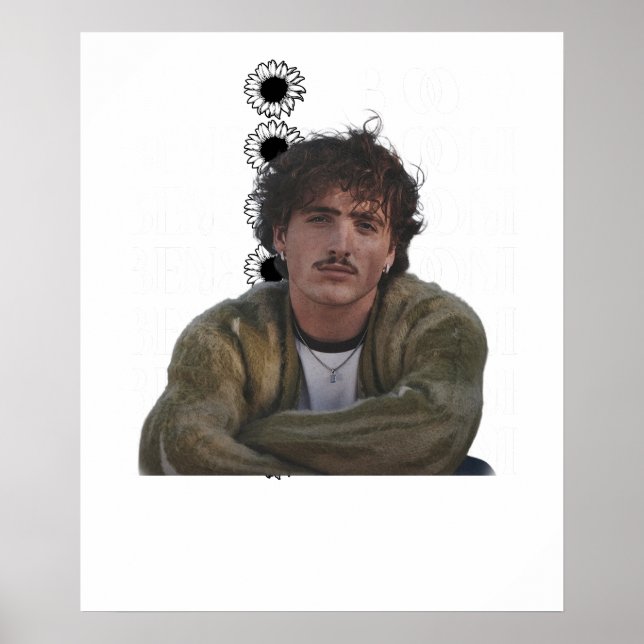 Benson Boone vintage Poster (Front)