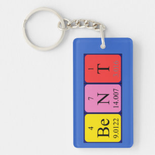 Bent periodic table name keyring