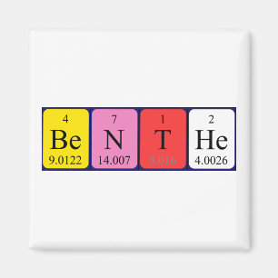 Benthe periodic table name magnet