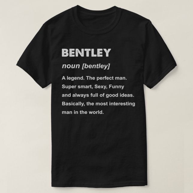 Bentley Name Gift Pullover  (Design Front)