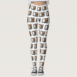 Bento cartoon illustration leggings