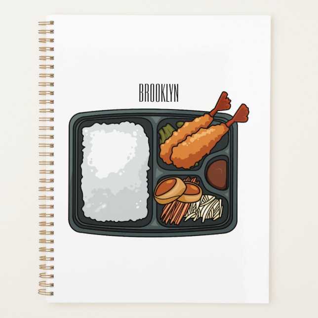 Bento cartoon illustration planner (Front)