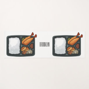 Bento cartoon illustration  yoga mat