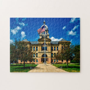 Benton County Courthouse Iowa. Jigsaw Puzzle