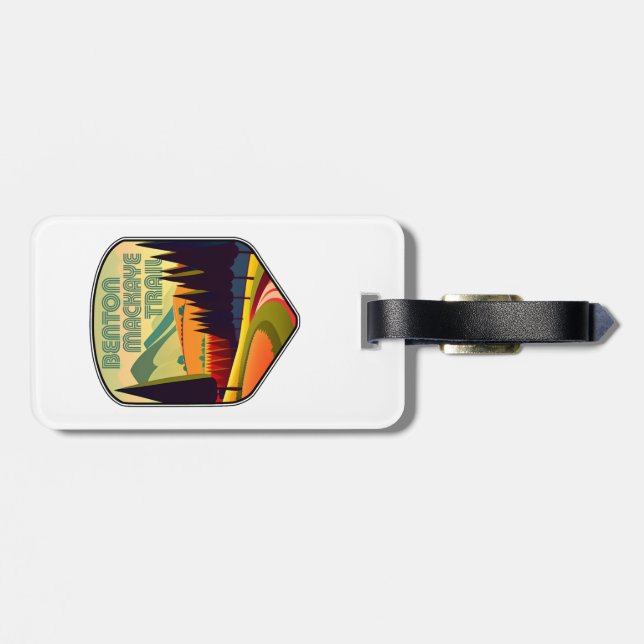 Benton MacKaye Trail Colours Luggage Tag (Back Horizontal)