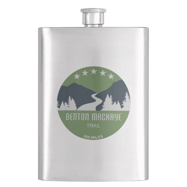 Benton MacKaye Trail Hip Flask (Front)